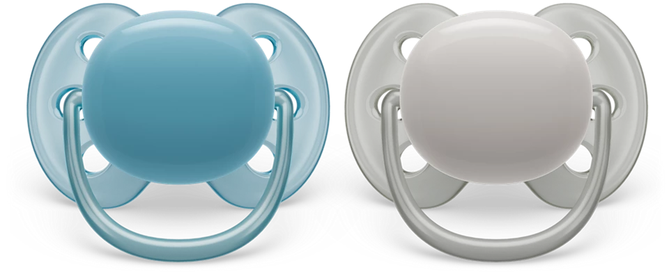 Avent ultra soft Pacifier Soother 6-18 m Boy x 2