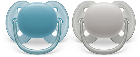 Avent ultra soft Pacifier Soother 6-18 m Boy x 2