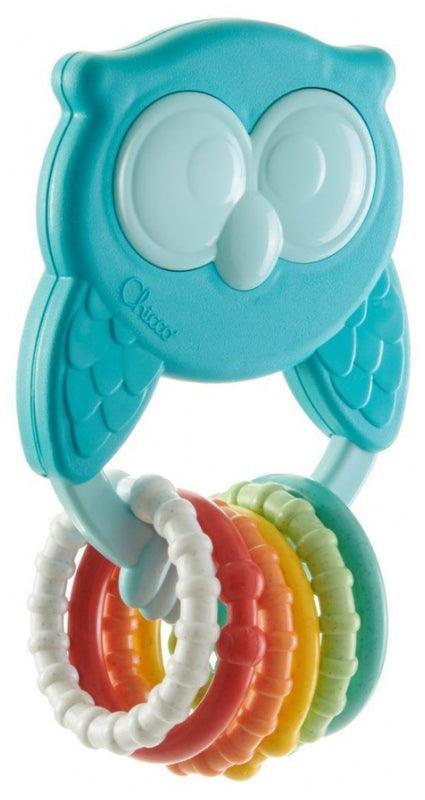 Chicco - Chicco Owl Rattle with Rings Eco+ - Mari Kali Stores Cyprus