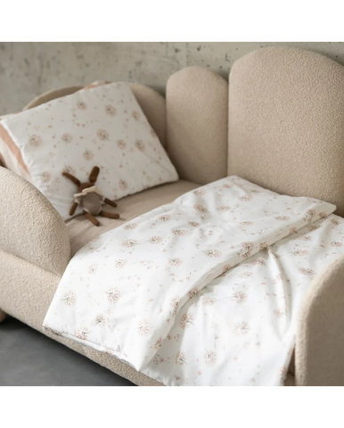 WALDIN Junior Duvet & Pillow Set 90×120 cm – “Dandelions” (With Filling)