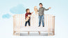 Cutie Cloud - CutieCloud Cutie Crib/Cot set 4in1 Grey - Mari Kali Stores Cyprus
