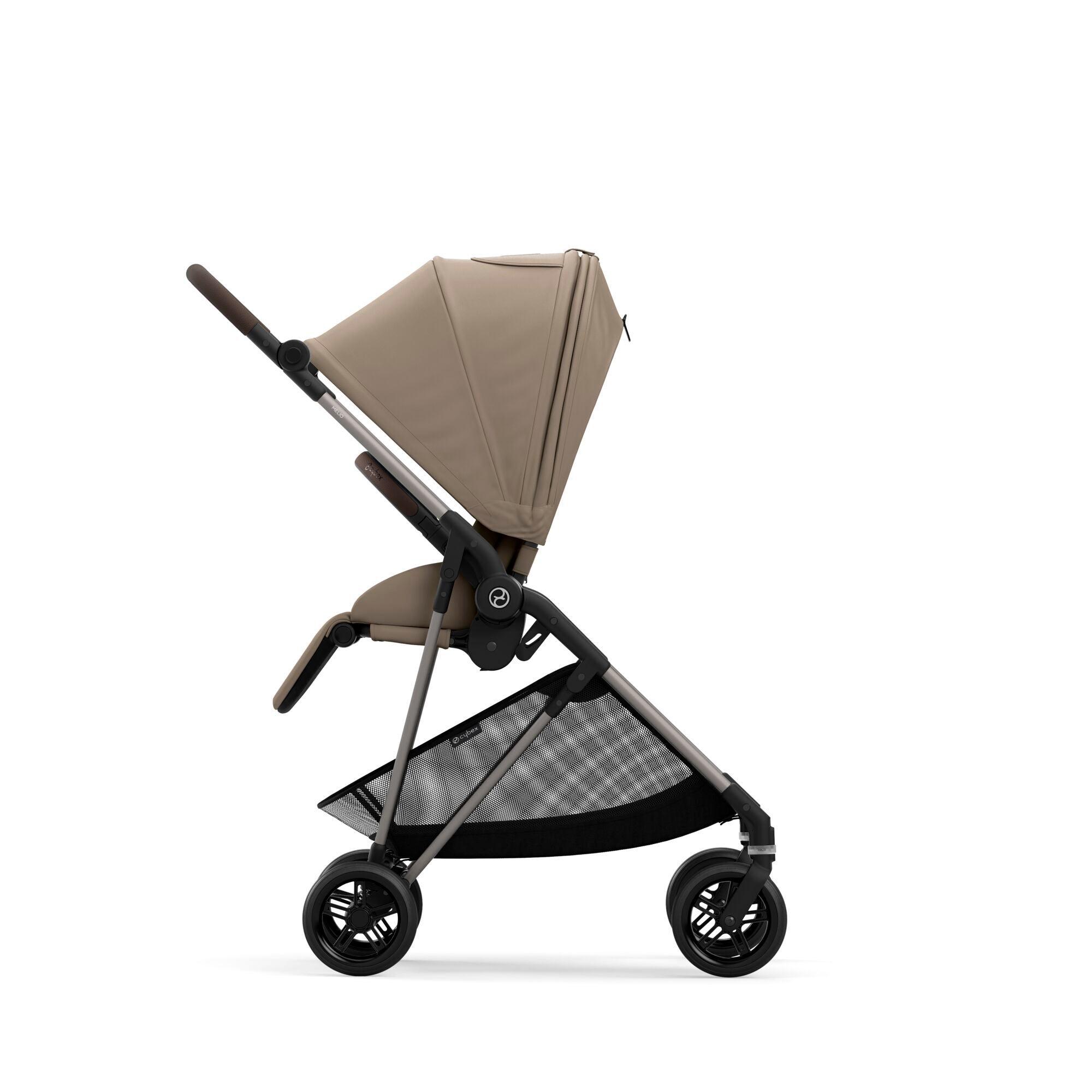 Poussette MELIO Bronze Deep Black Cybex - Babyfive Maroc