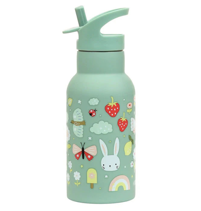 A Little Lovely Company Stainless Steel Drinking Bottle 350ml