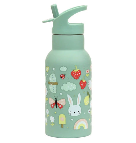 A Little Lovely Company Stainless Steel Drinking Bottle 350ml