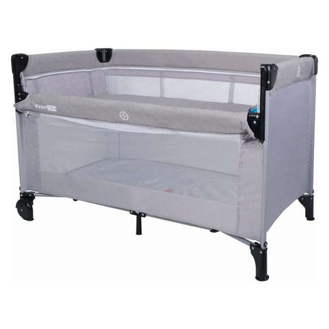 FreeON Bedside Travel Cot Double – With Moving Side & Second Layer