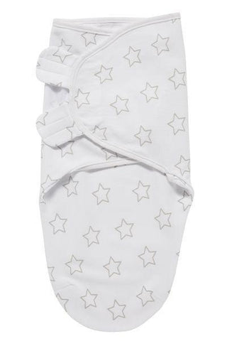 Meyco Swaddle Stars - Grey - 4-6 Months - Mari Kali Stores Cyprus