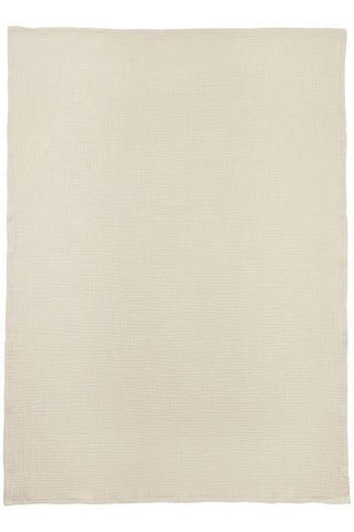 Meyco Crib Sheet Pre-washed Muslin Uni - Soft Sand - 75x100cm - Mari Kali Stores Cyprus