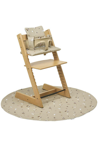 Meyco Baby Highchair Cushion for Growth Chair Forest Animals - Sand - Mari Kali Stores Cyprus