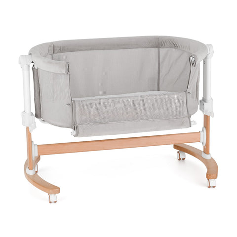 Petite&Mars Bedside crib Glory with swing function 2in1