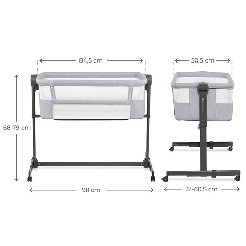 Kinderkraft NESTE UP 2  2-in-1 co-sleeper crib