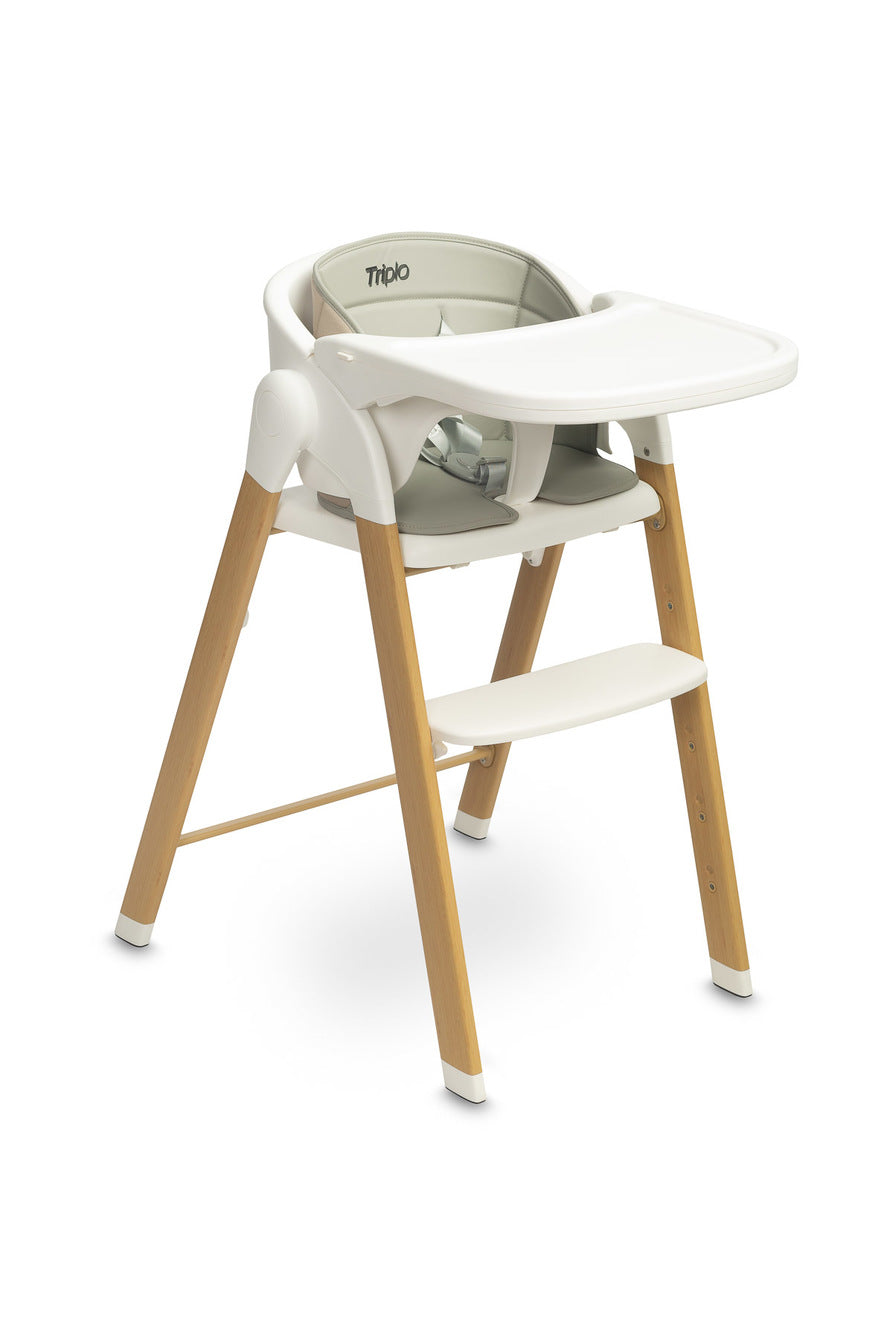 Caretero HighChair & Bouncer Triplo 3 in 1 Grey