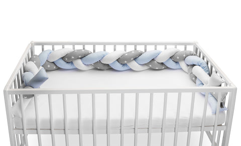 Braided Crib Bumper 210 cm