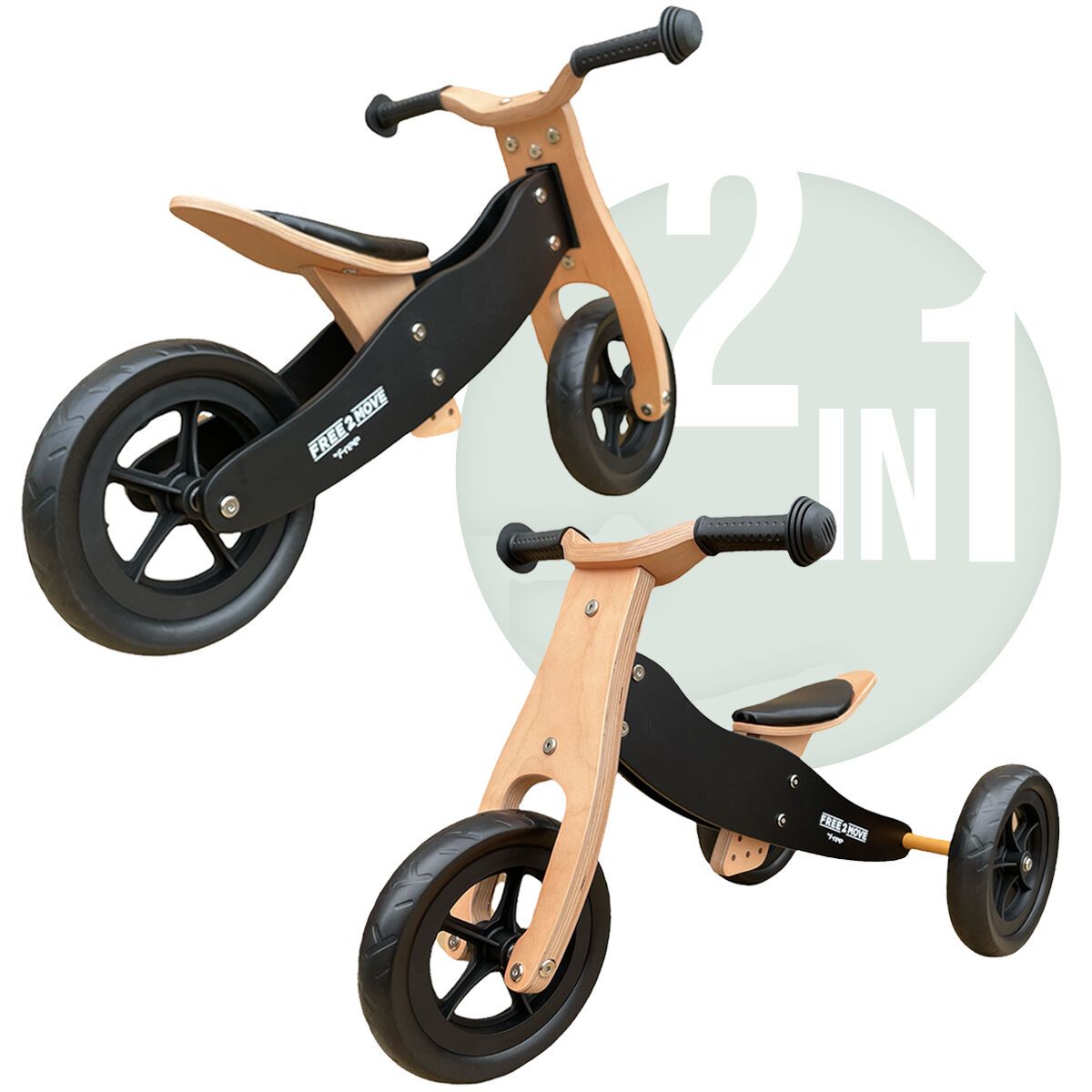 Free 2 Move Balance bike, tricycle 2 in 1