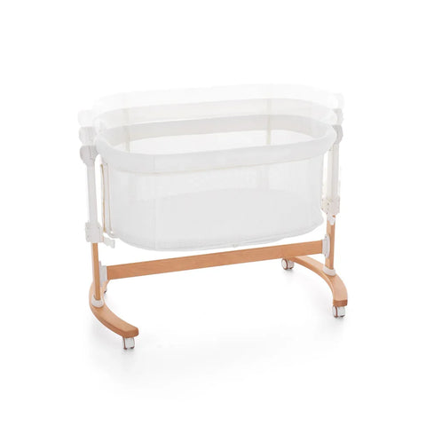 Petite&Mars Bedside crib Glory with swing function 2in1