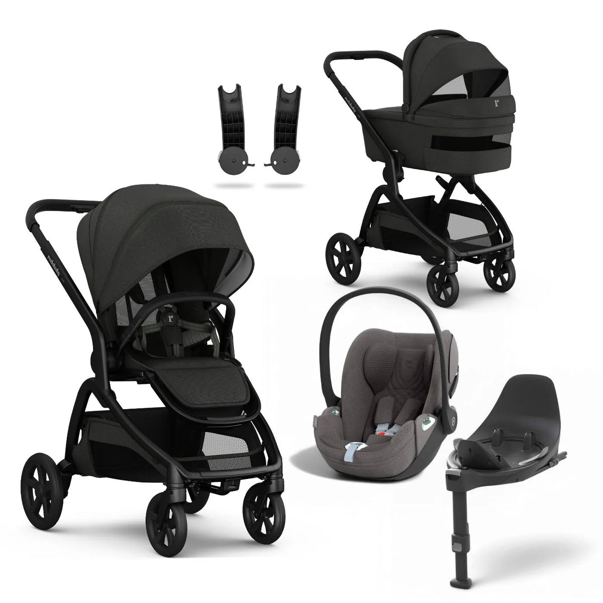 Redsbaby Onix Travel System Bundle – Bassinet, CYBEX Cloud T & Isofix Base