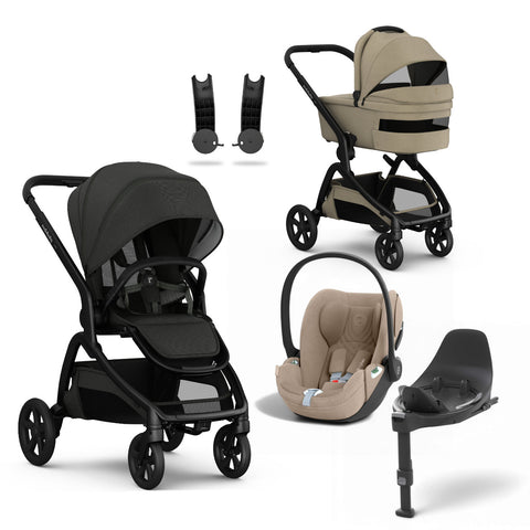 Redsbaby Onix Travel System Bundle – Bassinet, CYBEX Cloud T & Isofix Base