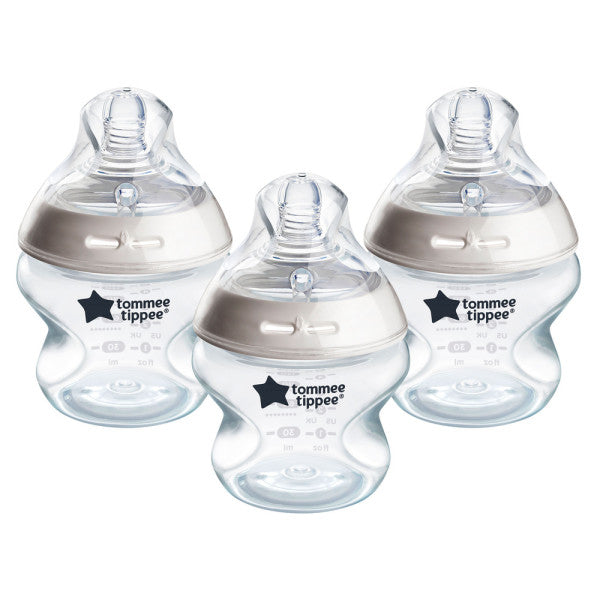 Tommee Tippee Baby Bottles 150ml, 0m+ Pack of 3