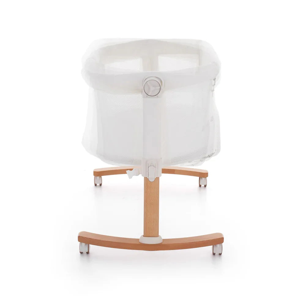 Petite&Mars Bedside crib Glory with swing function 2in1