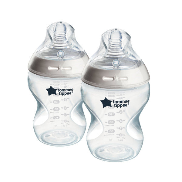 Tommee Tippee Closer To Nature Bottle 260ml 2 Pack 0m+