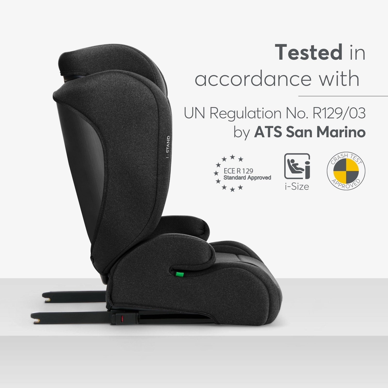 Kikkaboo i-STAND i-Size Car Seat (100-150 cm)