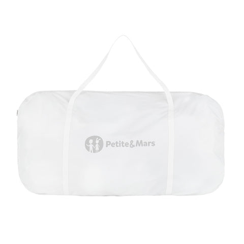 Petite&Mars Bedside crib Glory with swing function 2in1