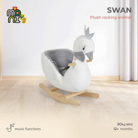 Cangaroo Plush rocking animal Swan
