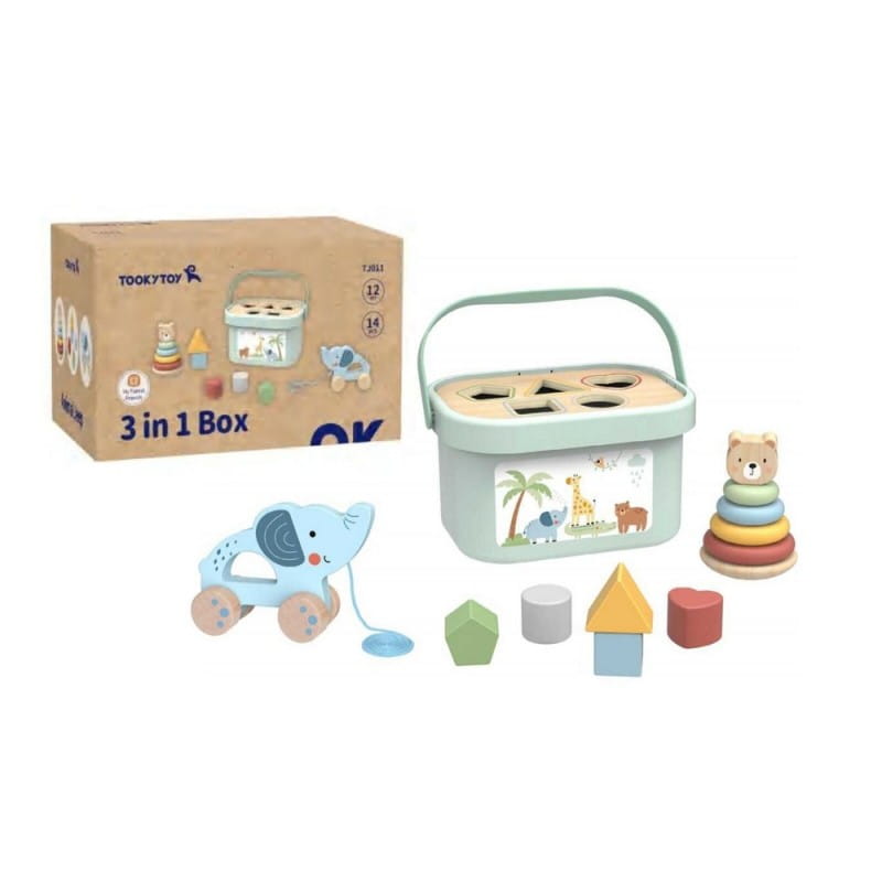 Tooky Toy 3 in 1 Box