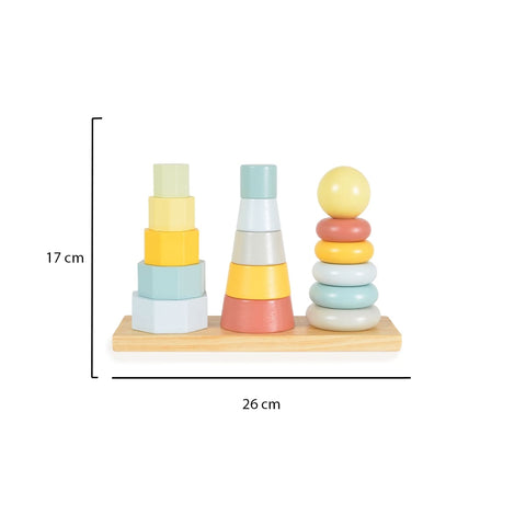 Tooky Toy Shape Tower TKF008B