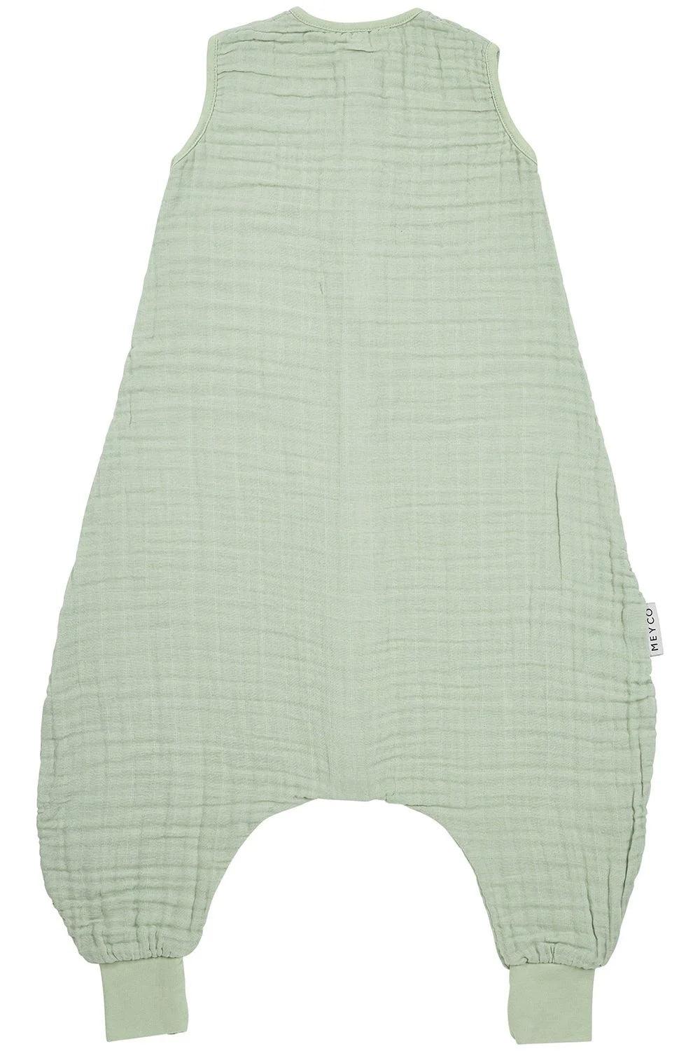 Meyco Baby Summer Sleep Overall Jumper Pre-Washed Muslin Uni - Soft Green - 92cm