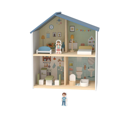 Wooden doll house HP063