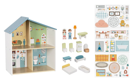 Wooden doll house HP063