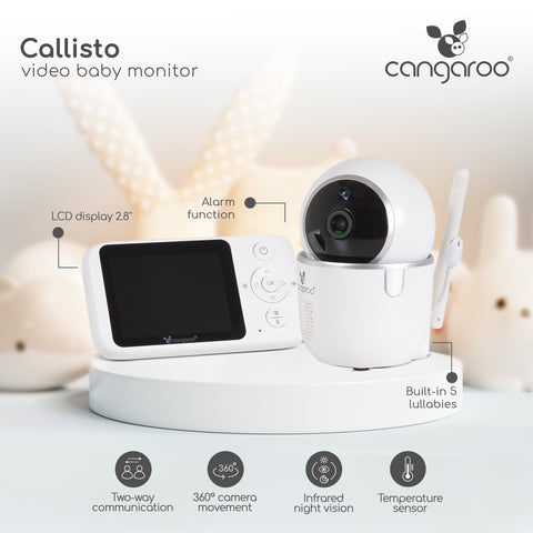 Cangaroo Video baby monitor Callisto  2,8 inch