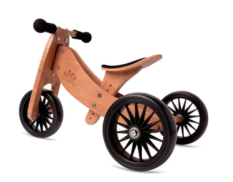 Kinderfeets - Tiny Tot Plus Tricycle & Balance Bike Bamboo - Mari Kali Stores Cyprus