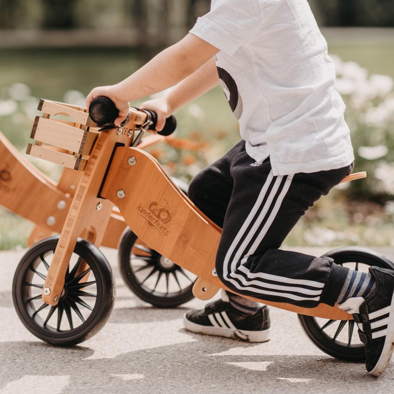 Kinderfeets - Tiny Tot Plus Tricycle & Balance Bike Bamboo - Mari Kali Stores Cyprus