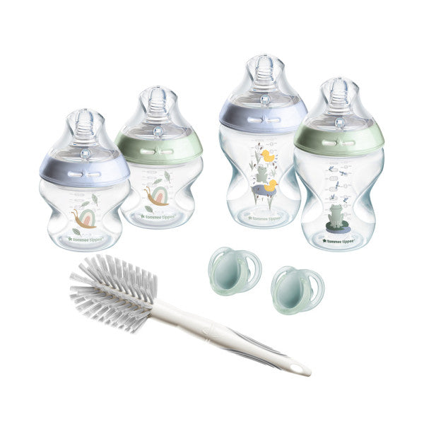 Tommee Tippee Natural Start Newborn Starter Set, 150ml and 260ml Blue