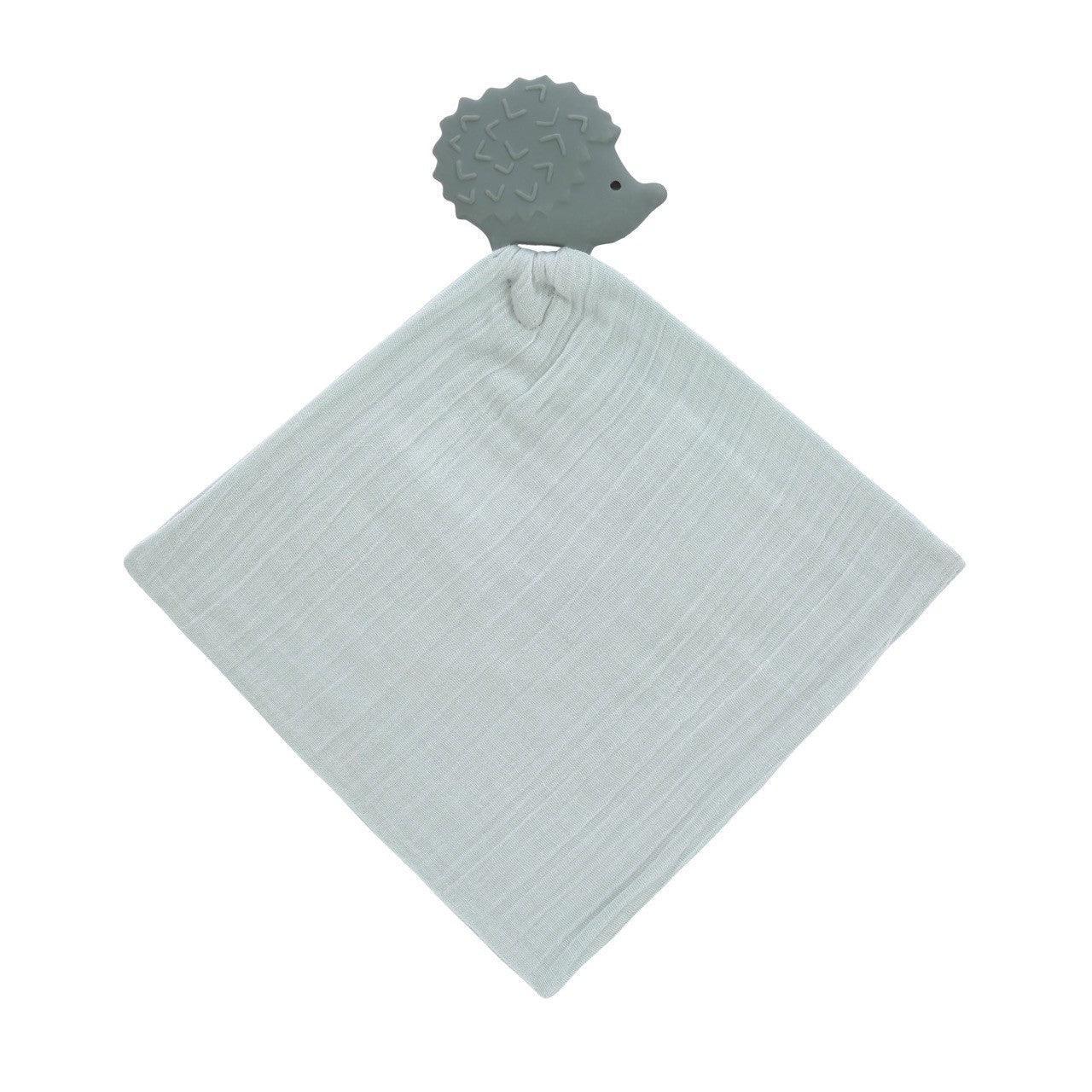 Lässig - Lassig Baby Comforter with Teether Natural Rubber, Hedgehog - Mari Kali Stores Cyprus