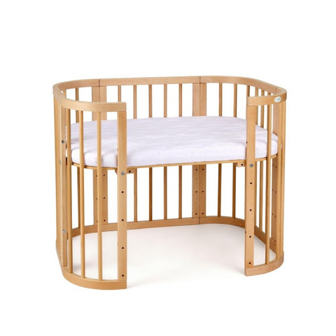 Waldin New 5in1 baby bed with cradle NATURAL