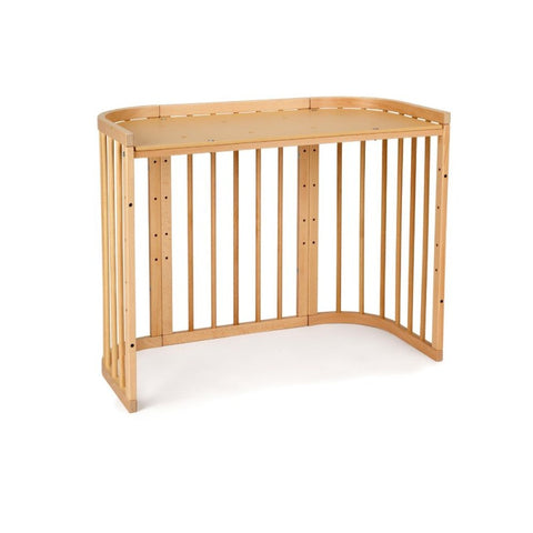 Waldin New 5in1 baby bed with cradle NATURAL