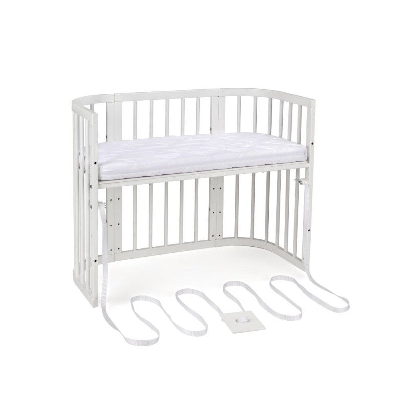 Waldin New 5in1 baby bed with cradle White