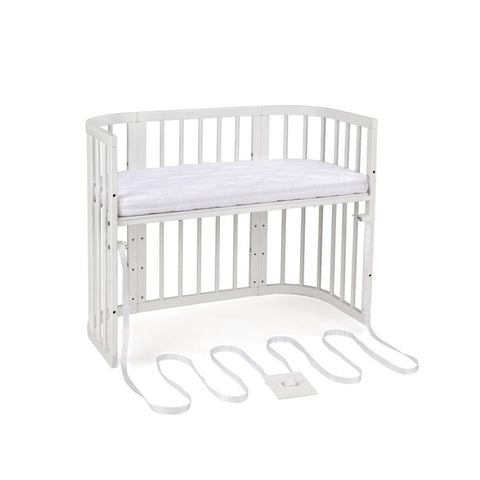 Waldin New 5in1 baby bed with cradle White