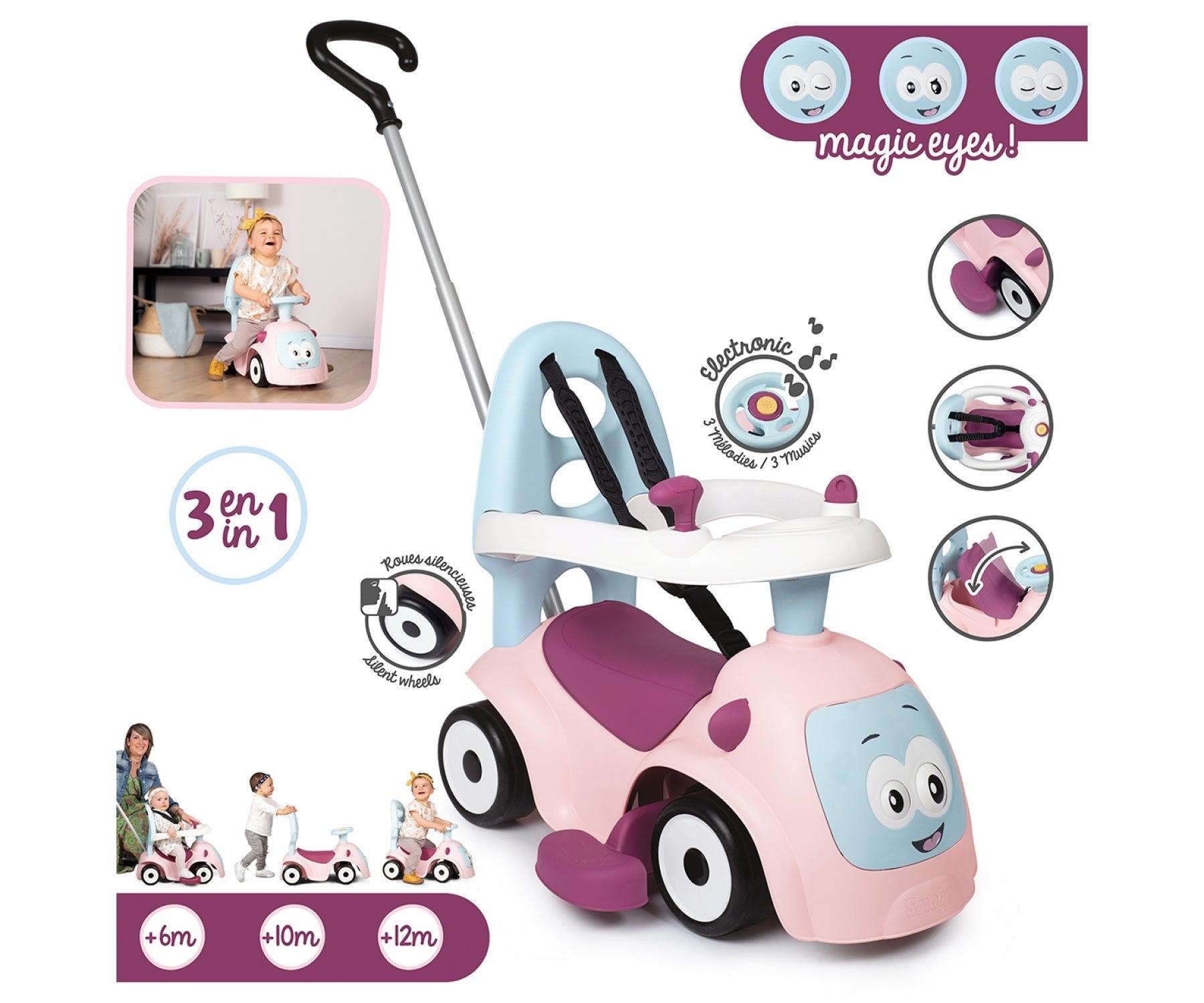 Smoby Maestro Balade Ride-On Pink - Mari Kali Stores Cyprus