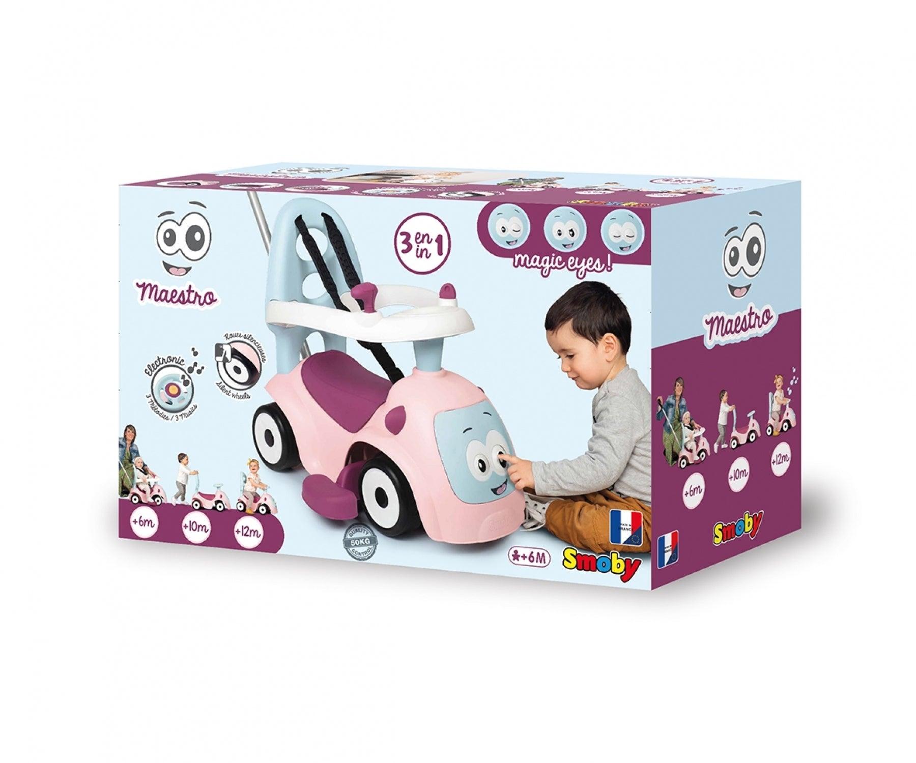 Smoby Maestro Balade Ride-On Pink - Mari Kali Stores Cyprus