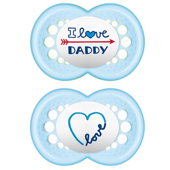 MAM - MAM silicone soother I love mommy & daddy 6-16m 2-pcs - Mari Kali Stores Cyprus