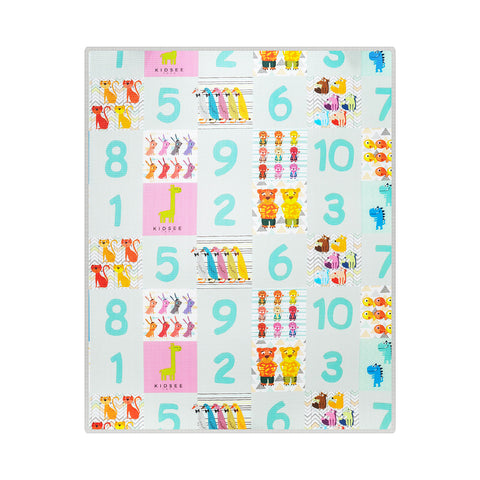 Kidsee Play foam playmat Rol Double Side Numbers and Streets  150x180cm