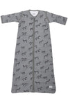 Meyco - Baby Sleeping Bag, Detachable Sleeve Lined Zebra Animal - Grey 90cm - Mari Kali Stores Cyprus