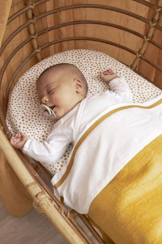 Meyco - Cot Bed Blanket Uni - Honeygold - 100x150cm - Mari Kali Stores Cyprus