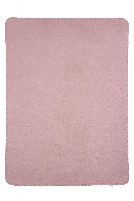 Meyco - Cot Bed Blanket Uni - Old Pink - 100x150cm - Mari Kali Stores Cyprus