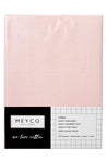 Meyco - Fitted Jersey Sheet 2Pack 70x140 - Light Pink - Mari Kali Stores Cyprus