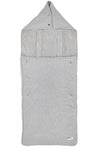 Meyco - Knit Stroller Footmuff-Sleeping Bag - Grey Melange - Mari Kali Stores Cyprus