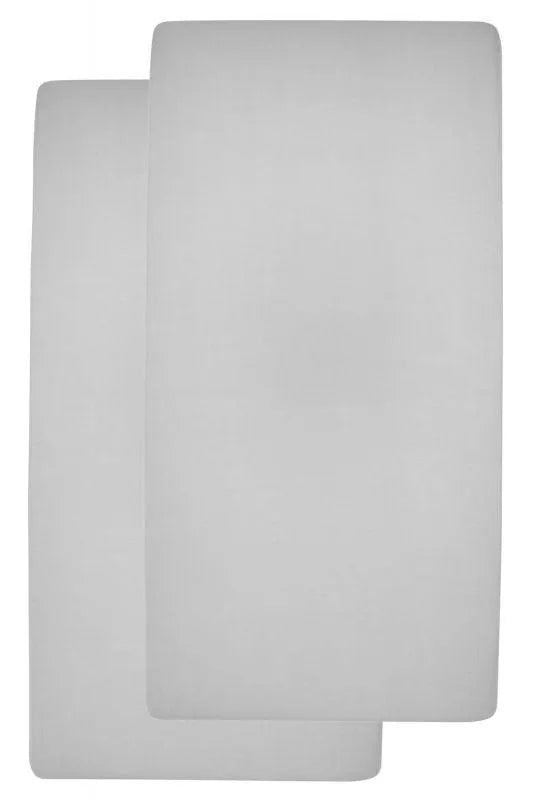 Meyco - Meyco Jersey Fitted Sheet 2-Pack - Light Grey - 60x120 - Mari Kali Stores Cyprus
